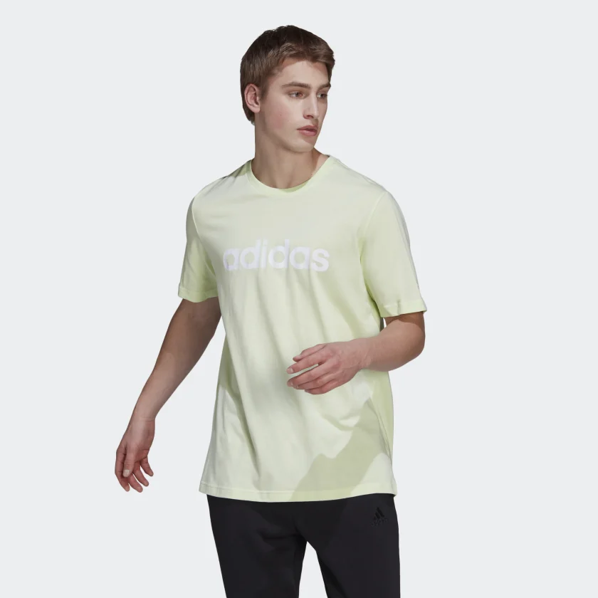 Adidas essentials linear logo mens t-shirt