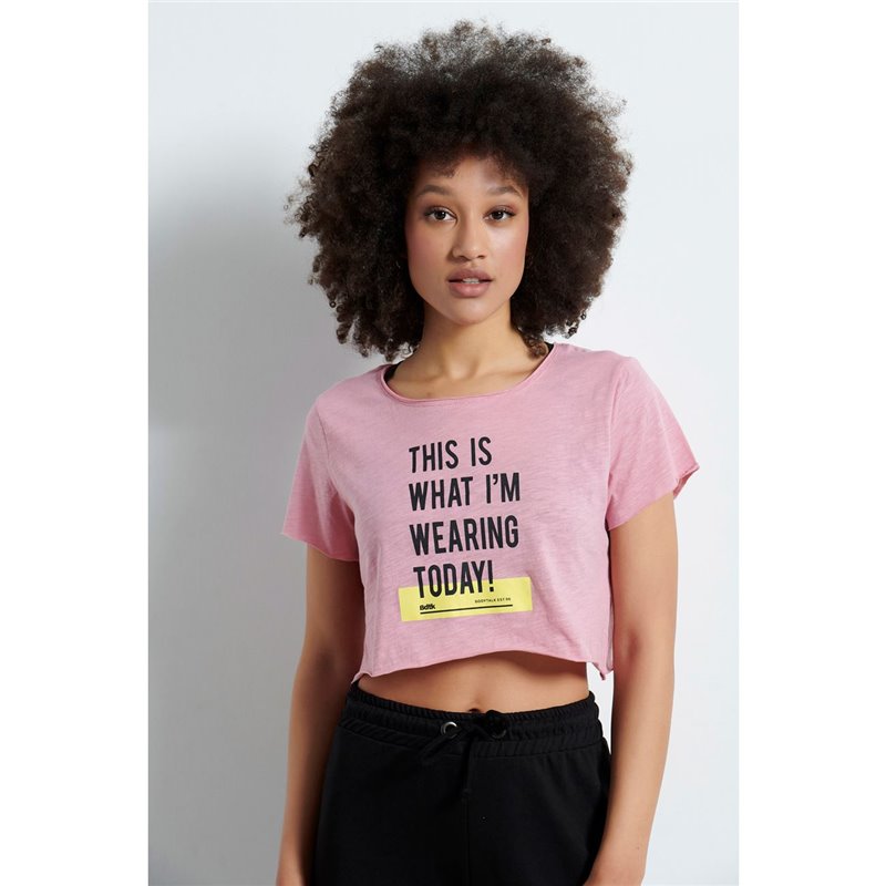 Bodytalk Γυναικείο Crop-top Μπλουζάκι