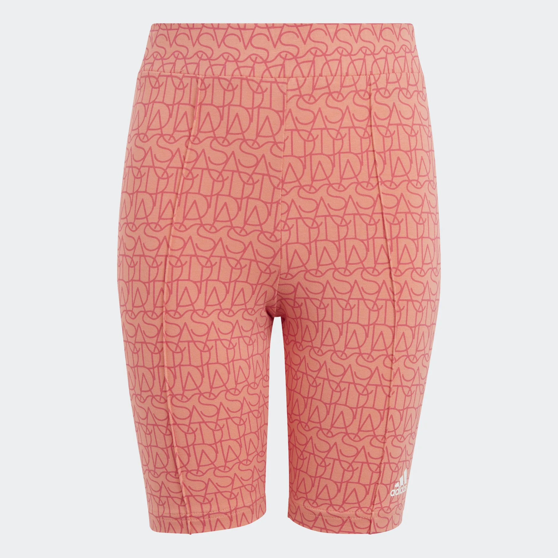 ADIDAS Brand Love  print βαμβακερό ποδηλατικό κολάν για κορίτσια