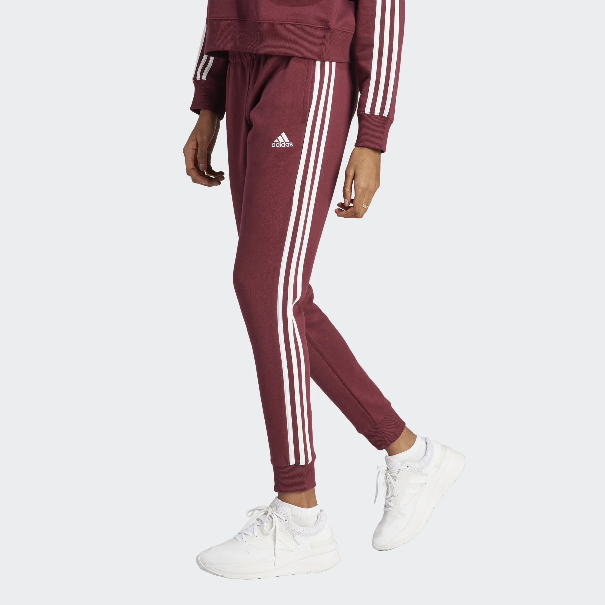 ADIDAS ESSENTIALS 3-STRIPES FRENCH TERRY WOMENS PANT