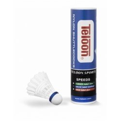 Μπαλάκια Badminton Προπόνησης Νάιλον, μεσαίας ταχύτητας (6 τμχ.)