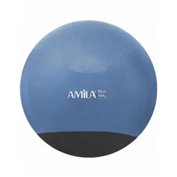 Μπάλα Γυμναστικής AMILA GYMBALL 65cm Μπλε με Βάρος στην Βάση