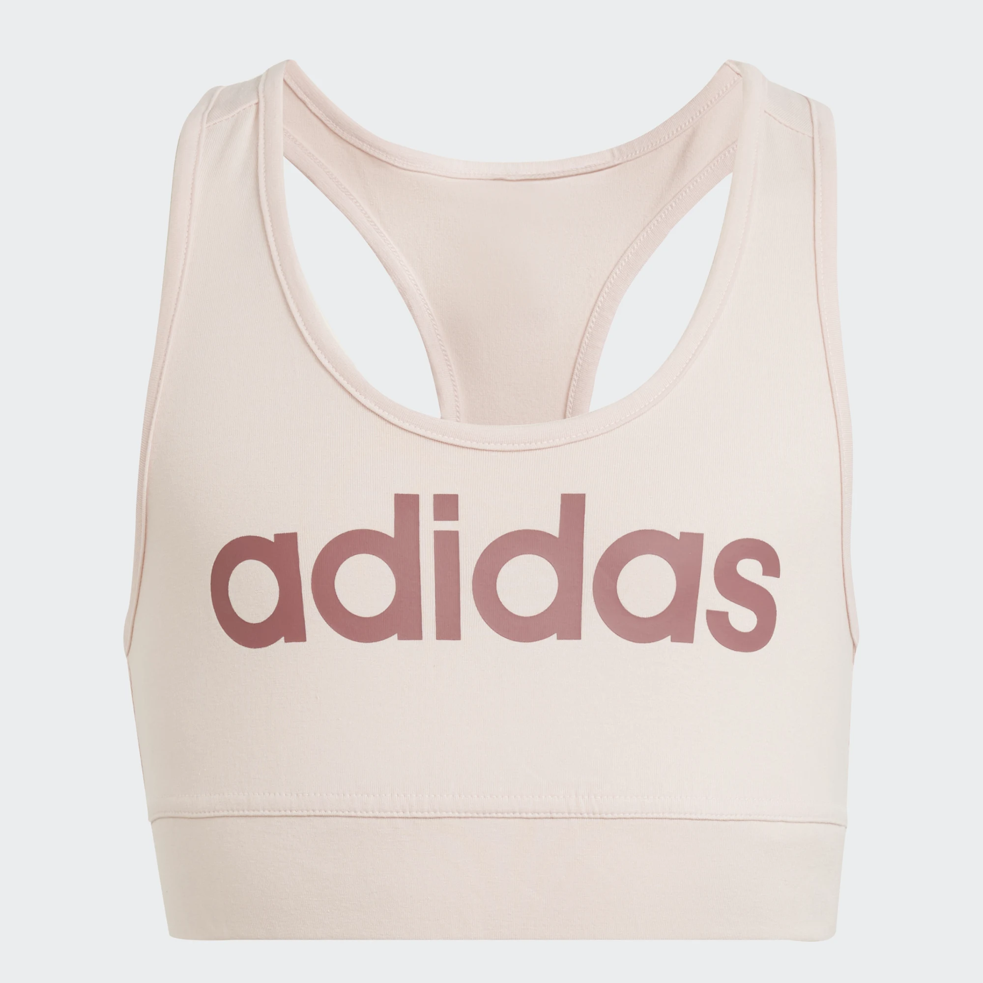 Παιδικό βαμβακερό bra ADIDAS Essentials linear logo
