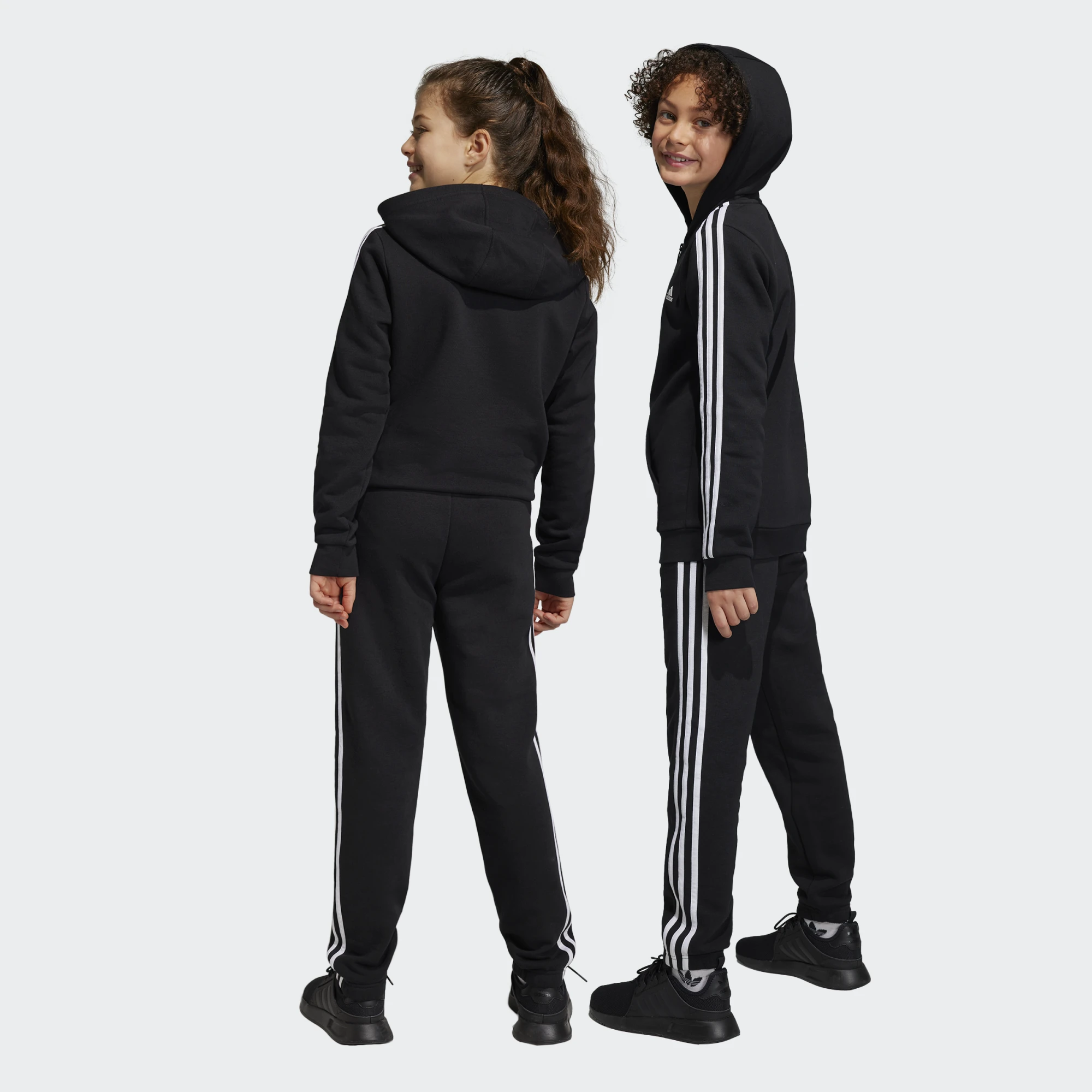 ADIDAS UNISEX 3 Stripes fleece παιδική φόρμα