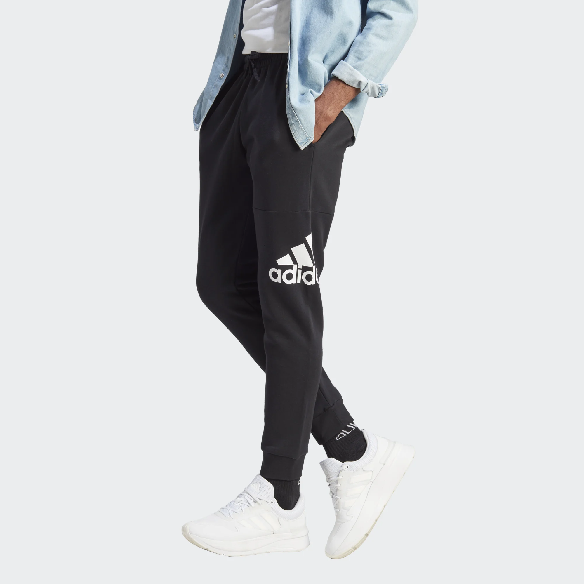 ADIDAS Essentials fleece big logo cuff pants