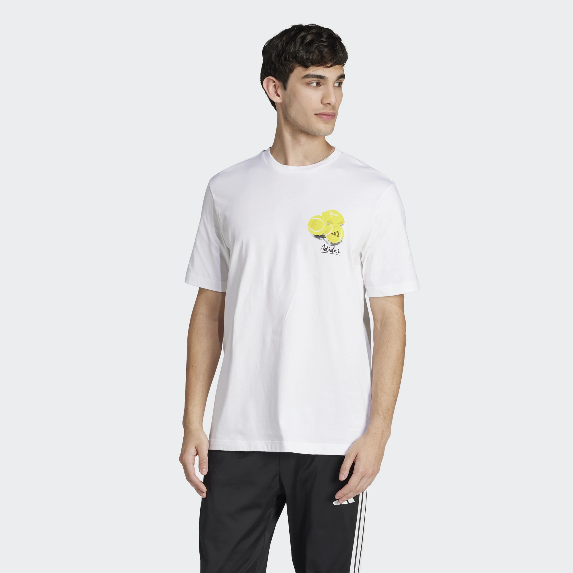 ADIDAS Lemon Graphic tee lounge still