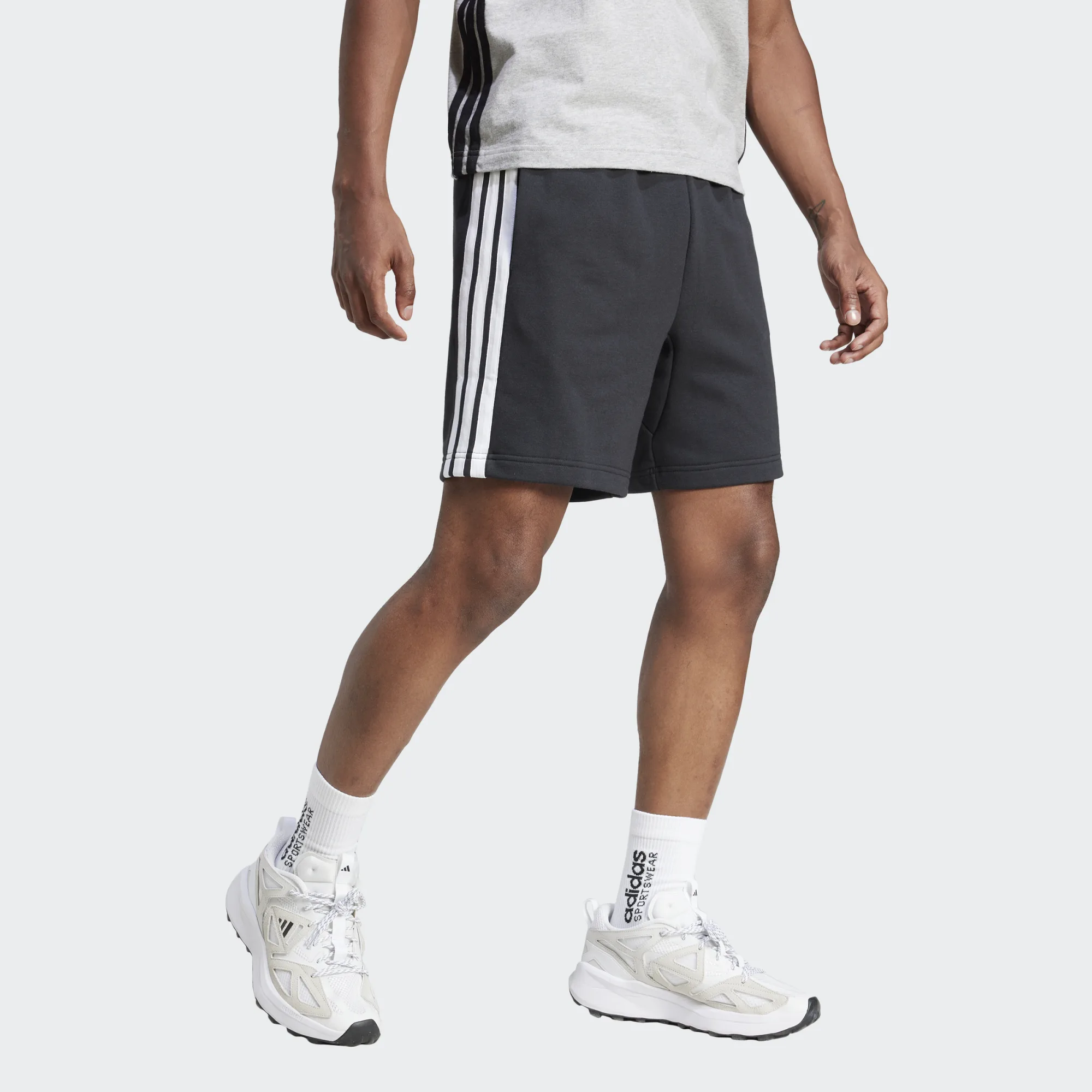ADIDAS 3 Stripes French Terry short mens