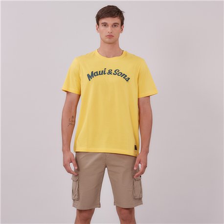Maui Ανδρικό Μπλουζάκι T-Shirt Semi