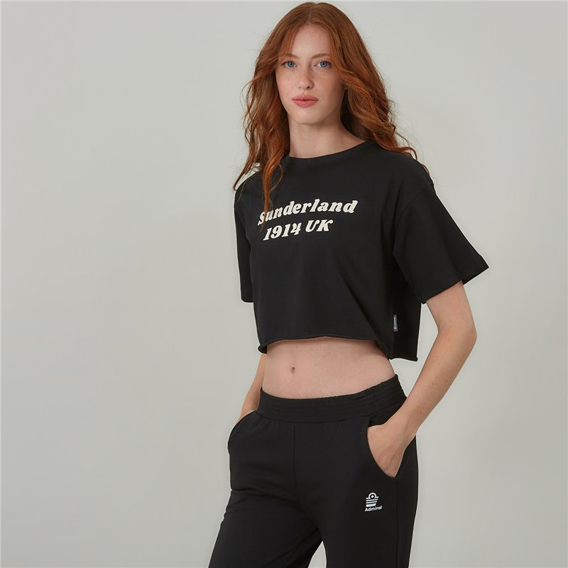 Γυναικείο crop   t-shirt  oversized Admiral Feliz