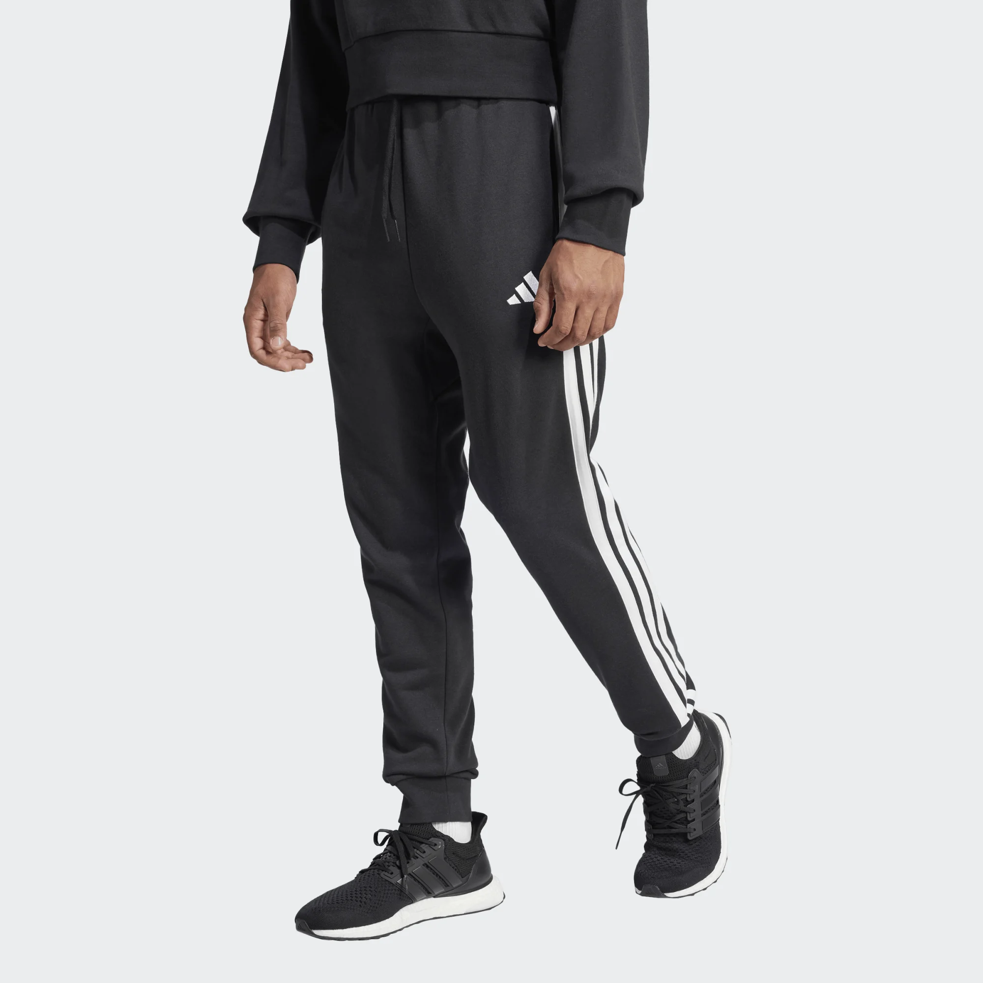 ADIDAS 3 stripes french terry mens pant