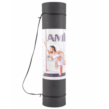 Στρώμα Yoga Pilates TPE 173x60x0,8cm - Μαύρο