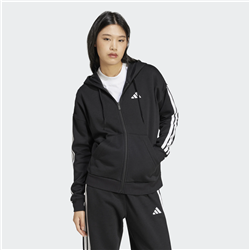 ADIDAS 3 Stripes fleece γυναικεία ζακέτα με κουκούλα