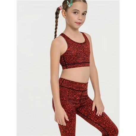 BODY TALK kids sports bra print