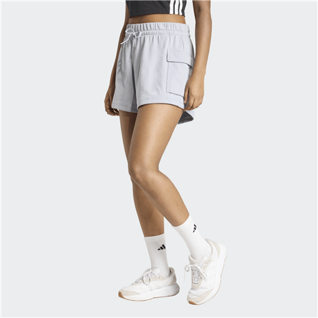 ADIDAS small logo french terry cargo short