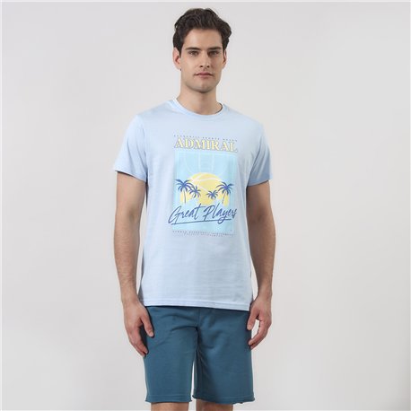 Admiral Ανδρικό T-Shirt Μπλουζάκι Jemort