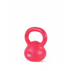 Kettlebell Plastic 8 kg - pink