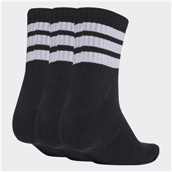 ADIDAS 3Stripes cushioned κάλτσες μεσαίου ύψους (3 ζεύγη )