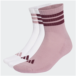 ADIDAS 3Stripes cushioned κάλτσες μεσαίου ύψους (3 ζεύγη )