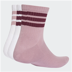 ADIDAS 3Stripes cushioned κάλτσες μεσαίου ύψους (3 ζεύγη )