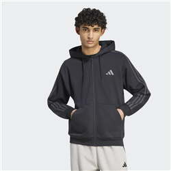 ADIDAS ESS 3-STRIPES FLEECE FULL ZIP HOODIE