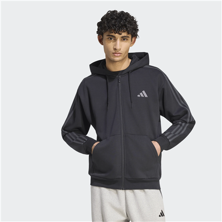 ADIDAS ESS 3-STRIPES FLEECE FULL ZIP HOODIE
