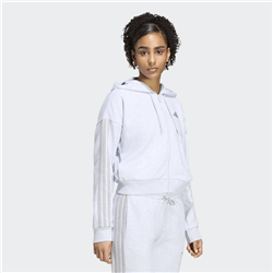 ADIDAS ESENTIALS 3 Stripes ζακέτα με κουκούλα