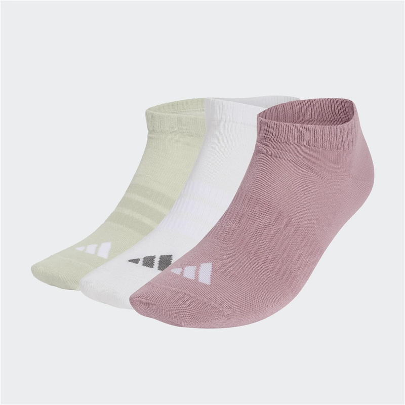 ADIDAS thin & light essentials low cut socks  (3 pairs )