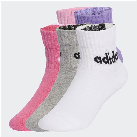 ADIDAS Linear kids ankle  socks (5 pairs )