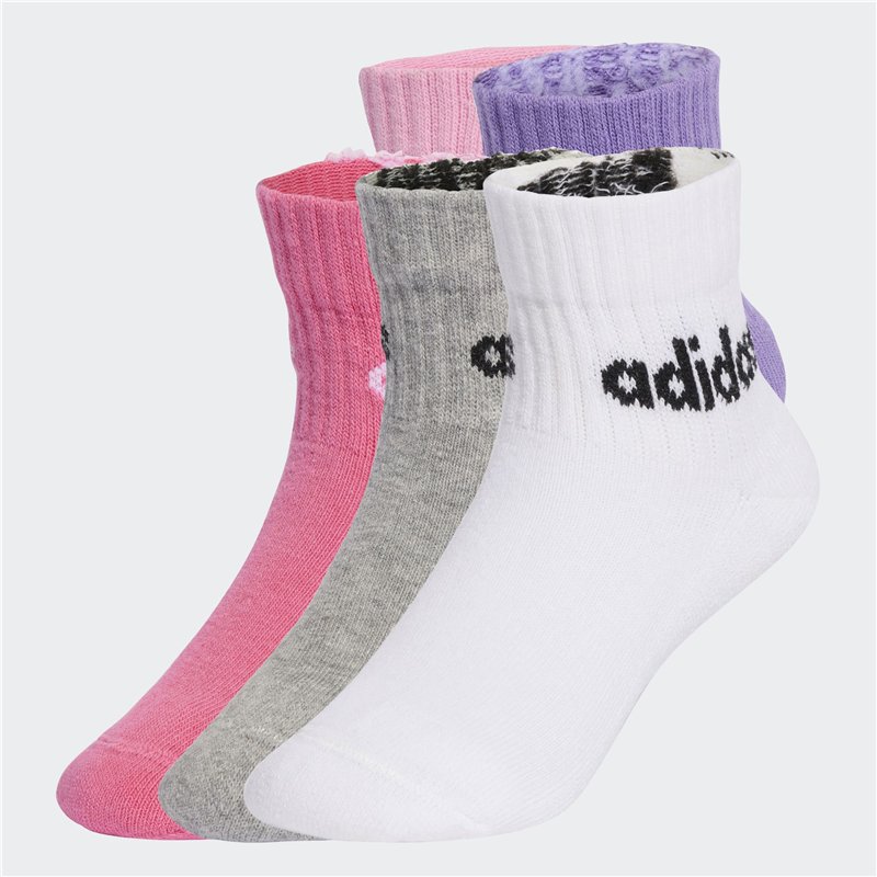 ADIDAS Linear kids ankle  socks (5 pairs )