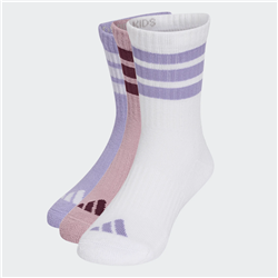 ADIDAS 3-Stripes cushioned κάλτσες μεσαίου ύψους  ( 3 ζεύγη )