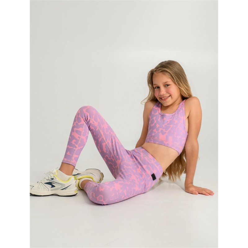 BODYTALK Children s sports leggings with print for girls