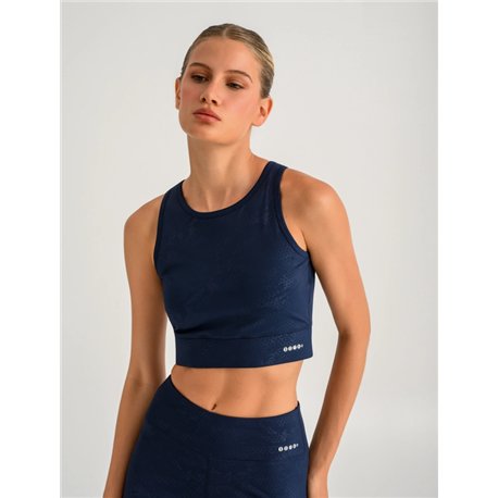 BODYTALK Γυναικείο crop αθλητικό μπουστάκι με print