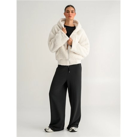 Women s teddy jacket with hood