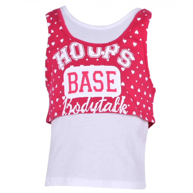 BodyTalk Girls Αμάνικο Φανελάκι 2 σε 1